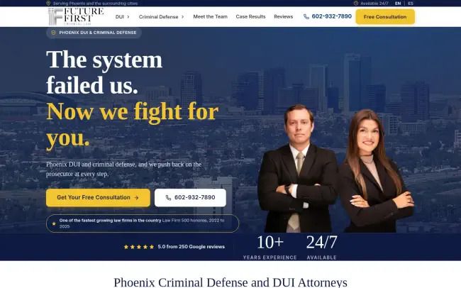 Future First Criminal Law