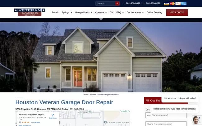 Veteran Garage Door Repair