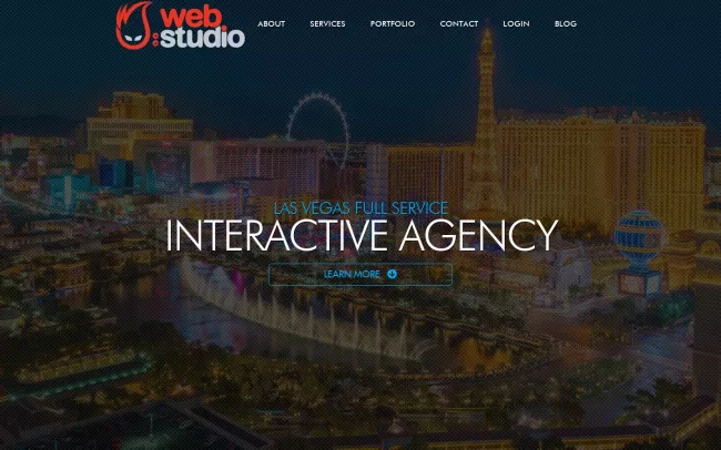 Screenshot of the GC Web Studio Website