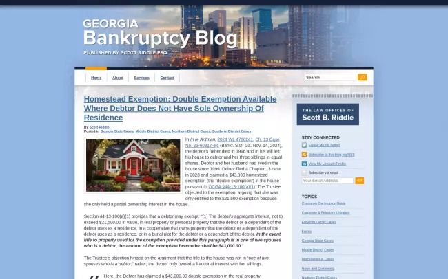 Georgia Bankruptcy Blog