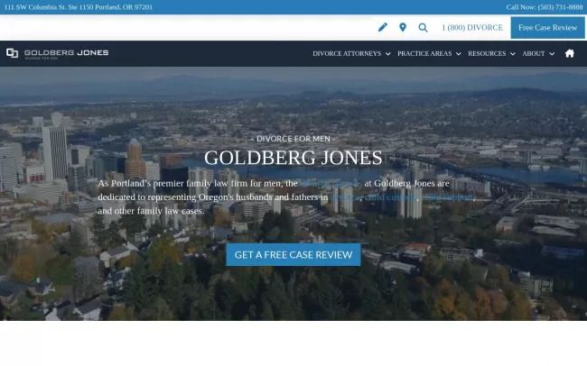 Goldberg Jones - Portland's Top Rated Divorce Lawyer for Men