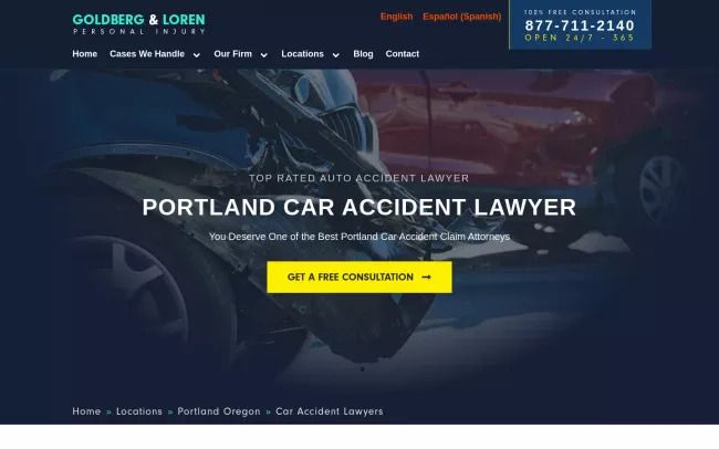 Goldberg & Loren Portland Car Accident Attorneys