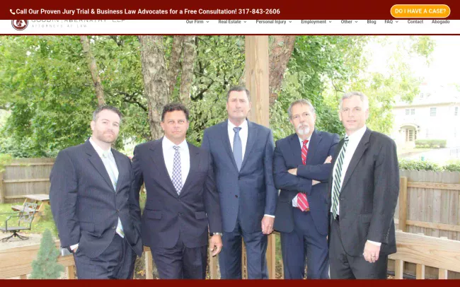 Screenshot of the Goodin Abernathy LLP Website