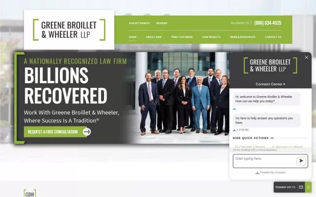 Greene Broillet & Wheeler Firm, LLP