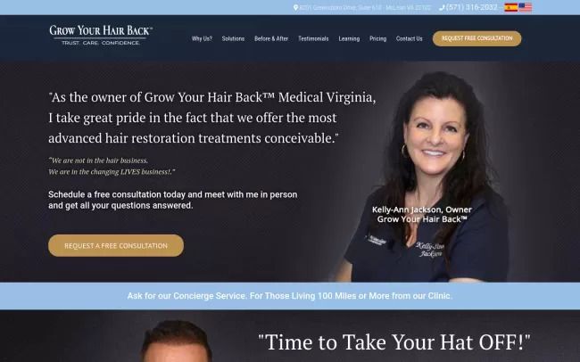 Grow Your Hair Back Hair Restoration Center