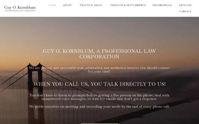 Guy O. Kornblum, A Professional Law Corporation