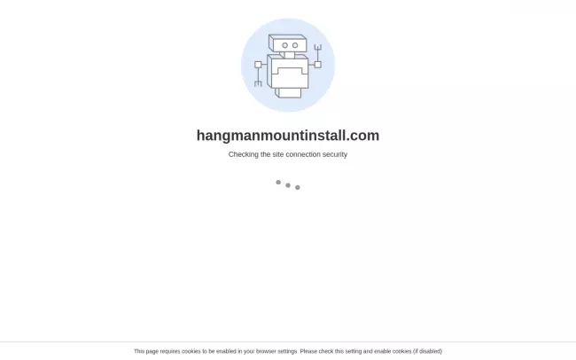 Screenshot of the Hangman Mounting & Installation Website