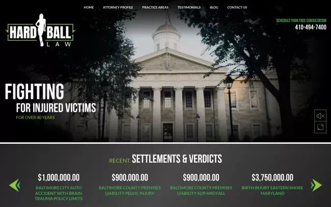 Hardball Law - Towson, MD Personal Injury Lawyer