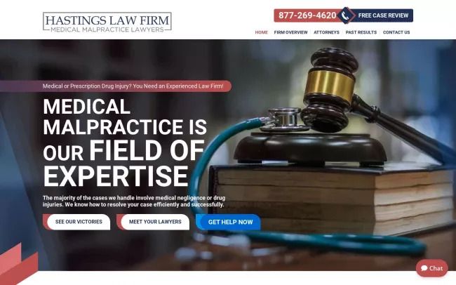 Hastings Law Firm Medical Malpractice Lawyers