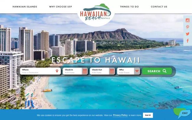 Hawaiian Beach Rentals