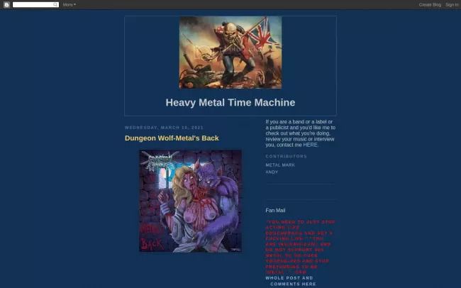 Heavy Metal Time Machine