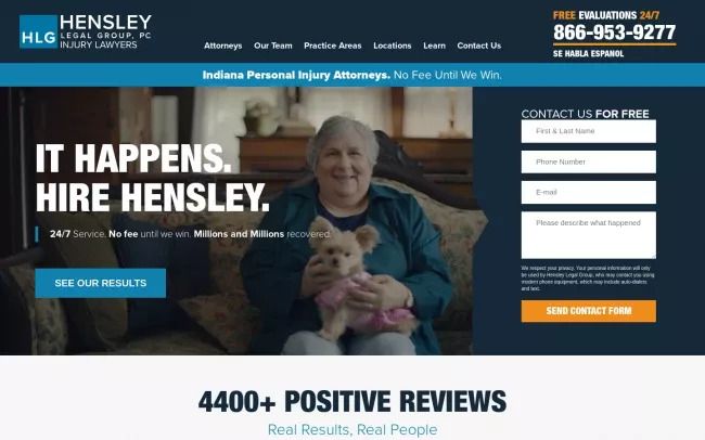 Hensley Legal Group, PC - Highest Rated Indianapolis Injury Lawyers