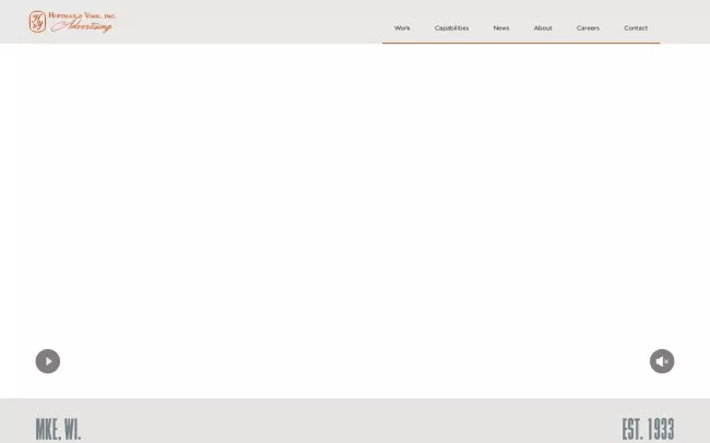 Screenshot of the Hoffman York Website