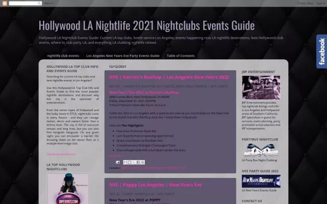 Hollywood LA Nightlife 2017 Nightclubs Events Guide