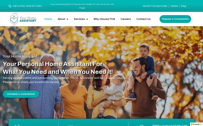 Screenshot of the Your Home Assistant Website