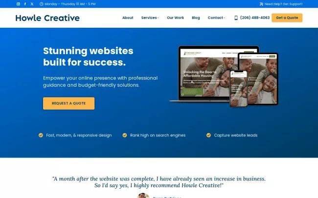 Howle Creative Website Designers