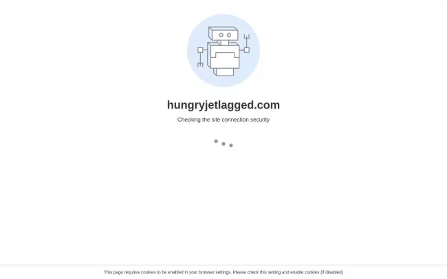 Screenshot of the Hungryjetlagged Blog