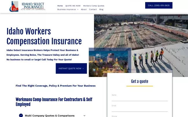Idaho Select Insurance | Workers Comp | Boise