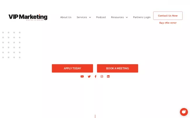 Screenshot of the Very Important Placement Website