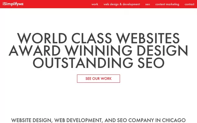 Screenshot of the iSimplifyMe Website