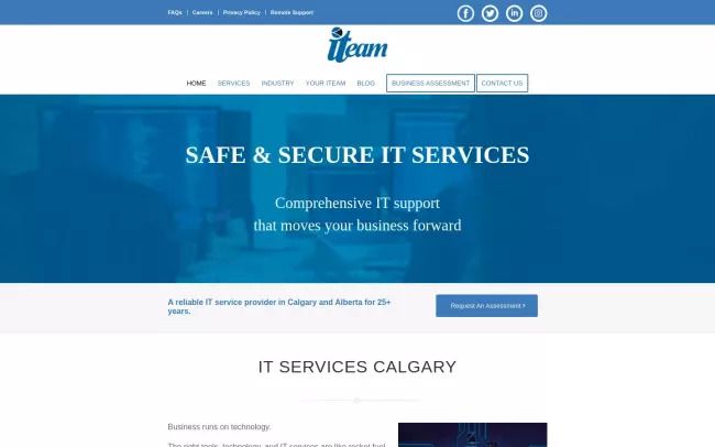 The ITeam: IT Services Calgary | IT Support Calgary