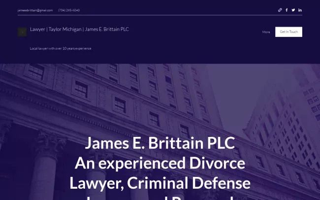 James E. Brittain PLC