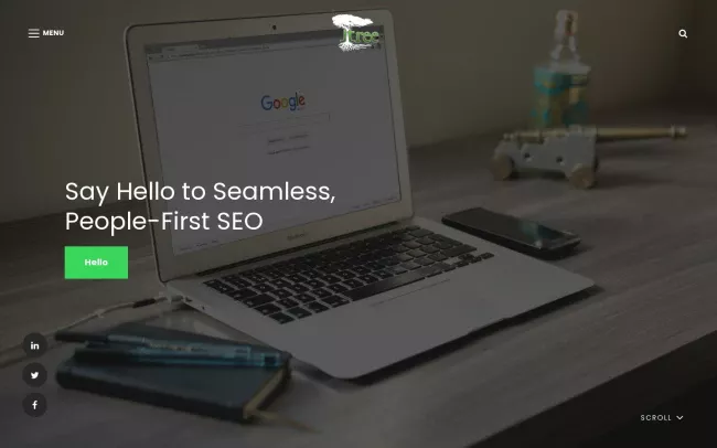 Screenshot of the Jtree SEO Website