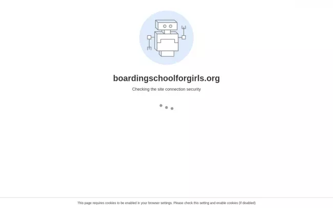 Screenshot of the KC Girls Academy Website