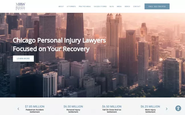 Screenshot of the Kenneth A. Hoffman Website