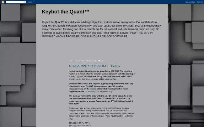 Keybot the Quant
