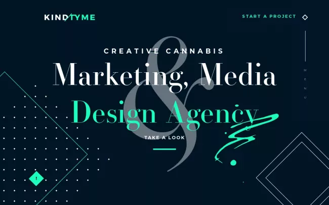 Screenshot of the KINDTYME Website