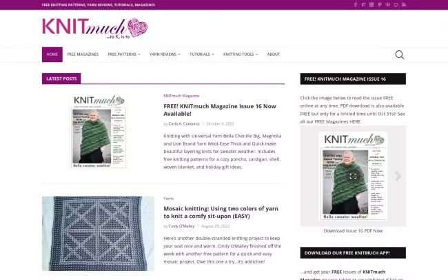 KNITmuch | To knit is to love...