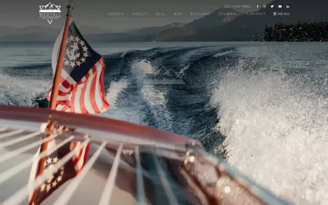 Screenshot of the Lake Tahoe Real Estate - Truckee Homes for Sale Website