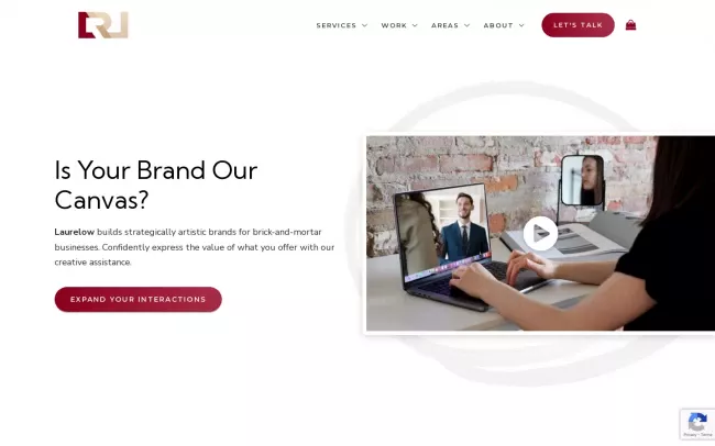 Screenshot of the Laurelow, LLC Website