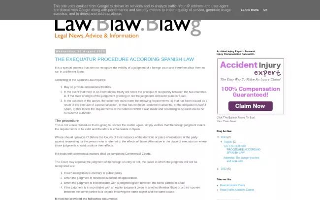 Law Blog - Legal News | lawblawblawg.co.uk