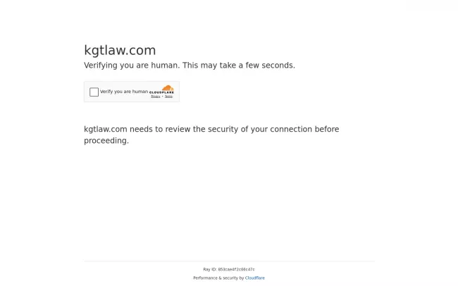 Screenshot of the The Law Office of Kimberly Griffin Tucker, P.C. Website