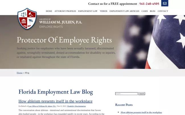 Law Office Of William M. Julien, P.A. Blog
