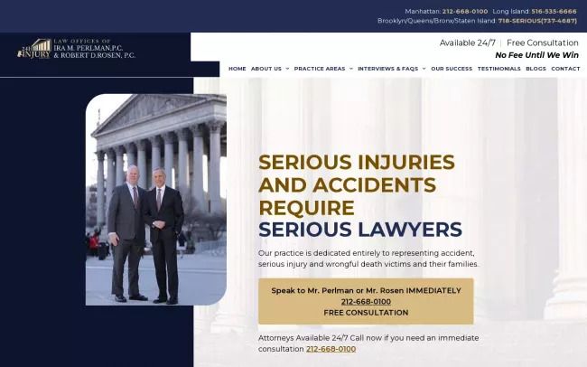 Law Offices of Ira M. Perlman, P.C. & Robert D. Rosen, P.C.