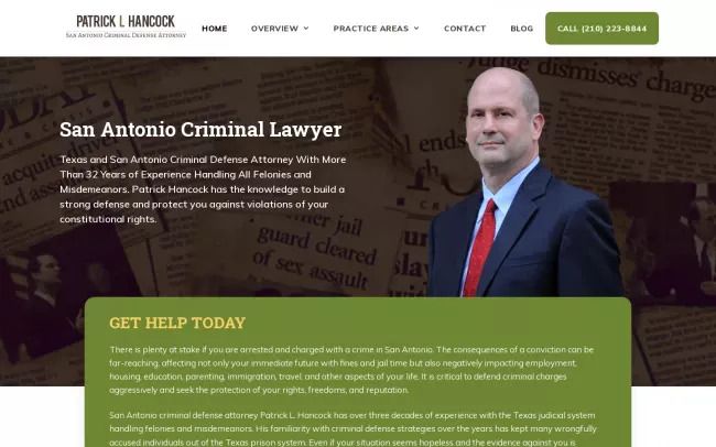 Law Offices of Patrick L. Hancock - Criminal Defense Attorney