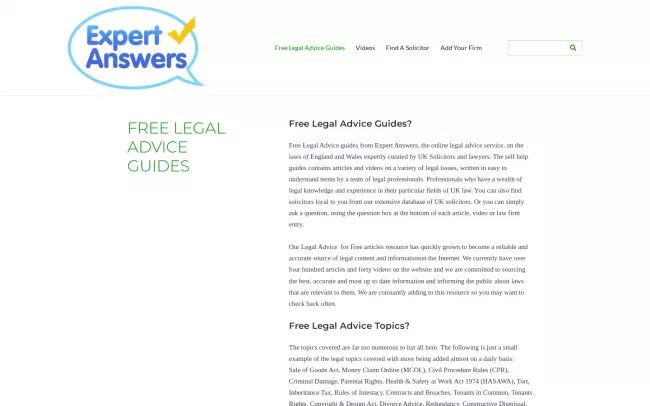 Legal Advice for Free
