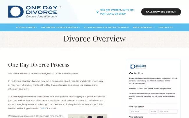 Leskin Law and Mediation - One Day Divorce
