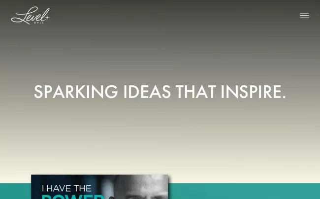 Screenshot of the LEVEL Brand, LLC Website