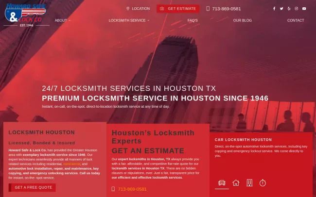 Locksmith Houston | 24/7 Local Locksmith Services in Houston Area