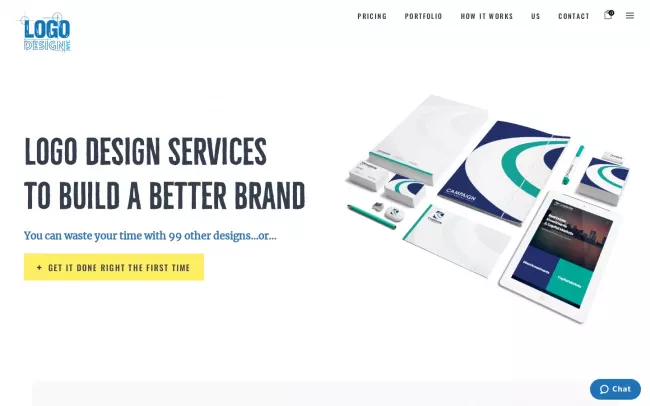 Screenshot of the Logo Design NYC Website