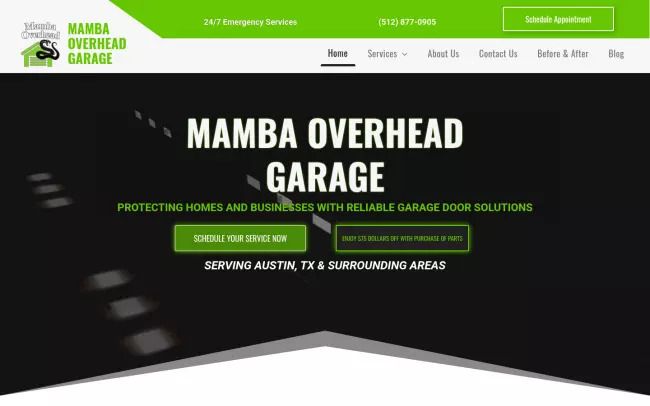 Mamba Overhead Garage