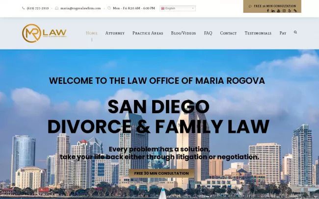 Maria Rogova Family Law - San Diego Divorce Attorney