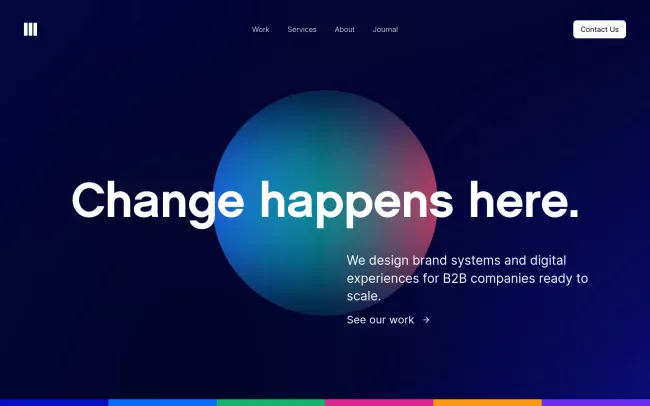 Screenshot of the Matic Digital Website