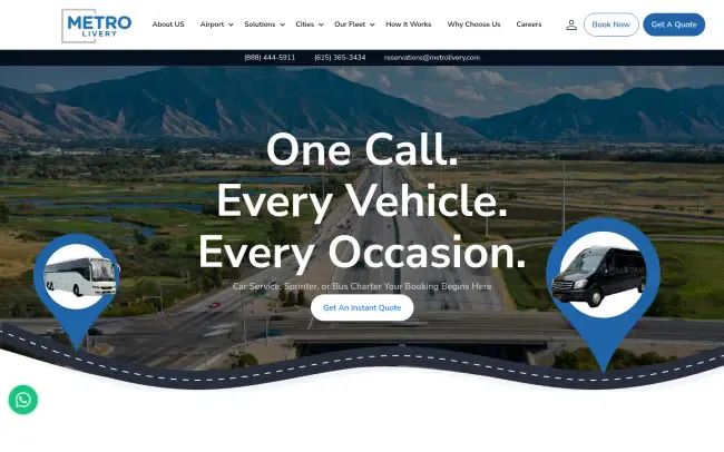 Metro Livery | Luxury Chauffeur, Airport & Charter Transportation in Nashville