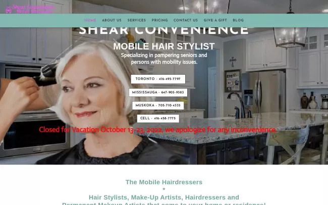 Mobile Hairstylist Toronto