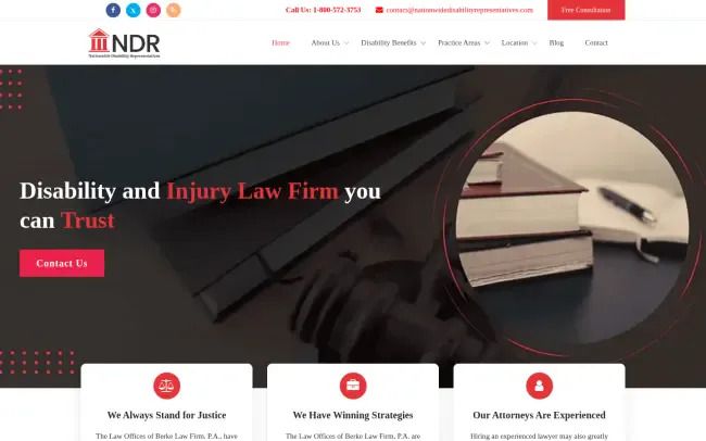 Berke Law Firm, P.A. - Nationwide Disability Representatives